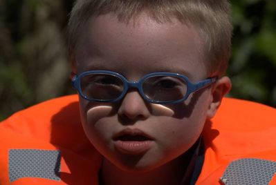 Ollie Miraflex
Ollie wearing Miraflex frame
